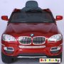 Электромобиль Wingo BMW X6 LUX (бордо лакированный)